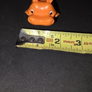 Orange Hippo Toy